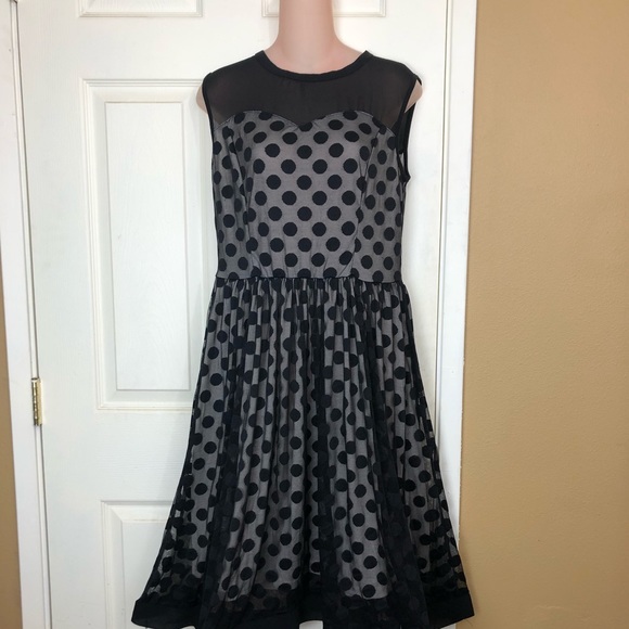 Missmay Black retro dress - Picture 2 of 8